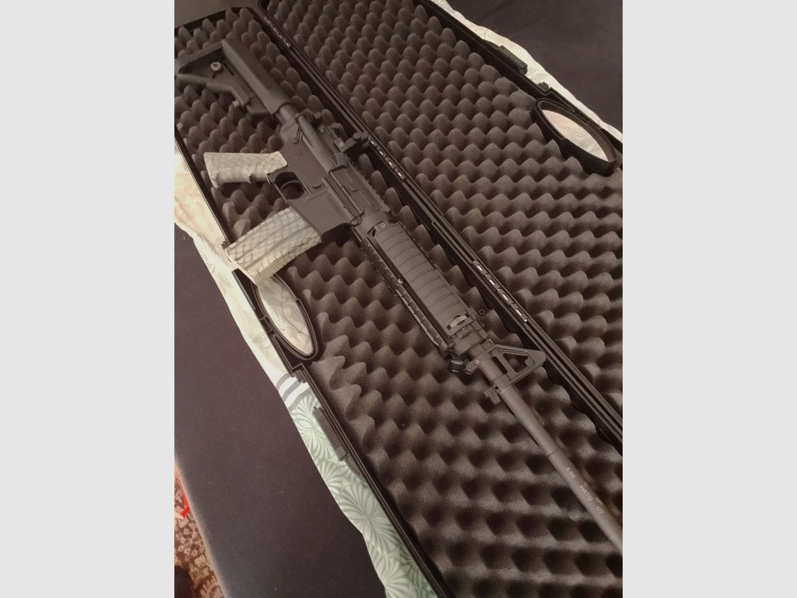 M4 Carbine Kipplauf 4,5mm + Tasche