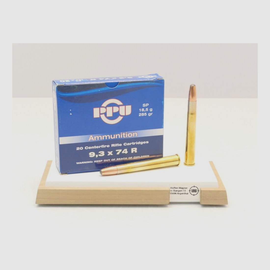 Prvi Partizan TM 18,5g/285grs à20 9,3x74R