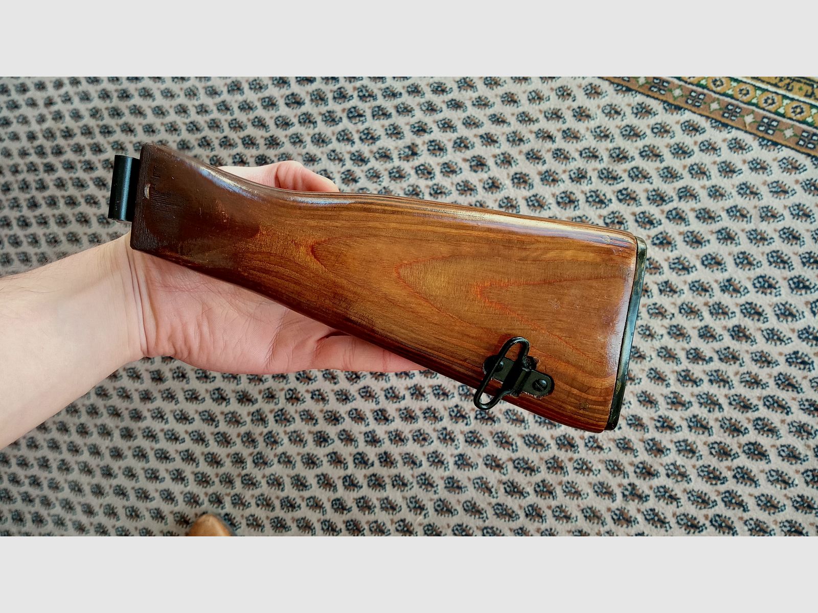 Russischer Co2 Yunker-3 Pseudo Festschaft / AK Laminat Holz Schaft für AK74 Look