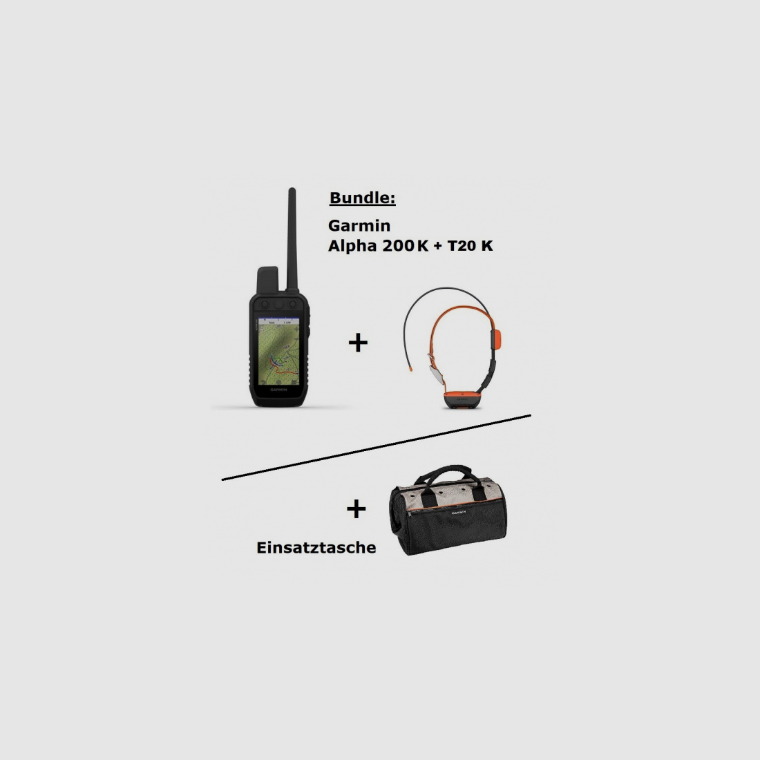 Garmin Alpha 200 K + Alpha T20 K + Bag ... SET!