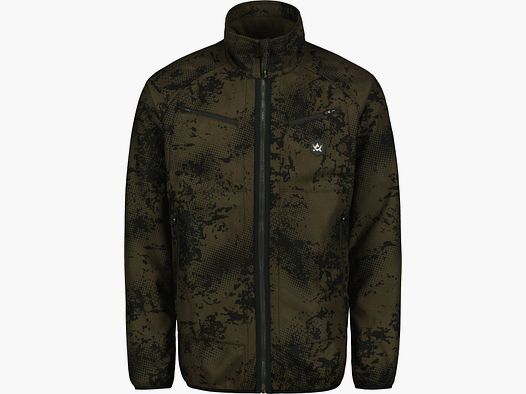 Alaska 1795 Buzzard Wendbare Fleecejacke Herren Brown Blur/Night Green XXL