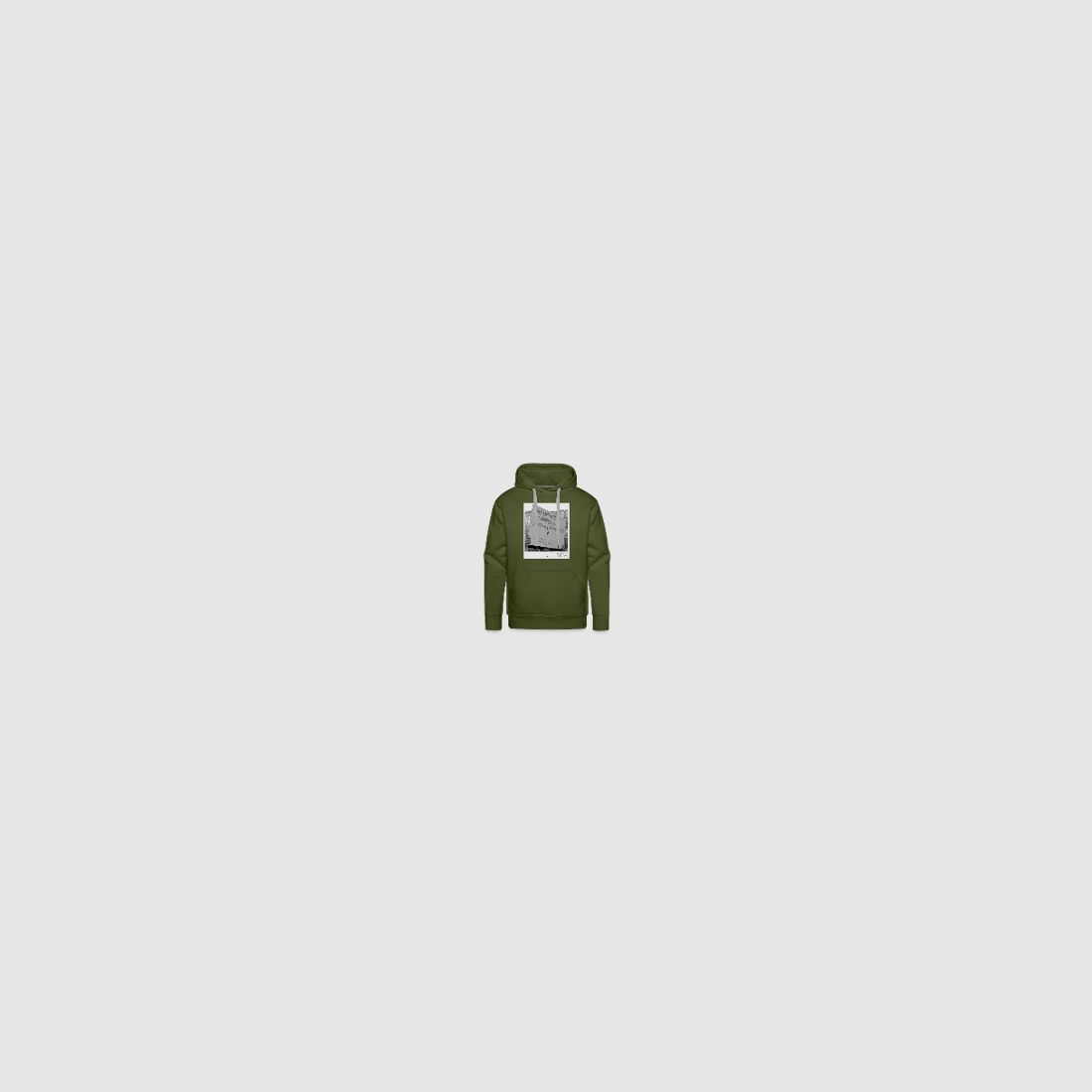 you don't need a semi-automatic - Männer Premium Hoodie Grau meliert
