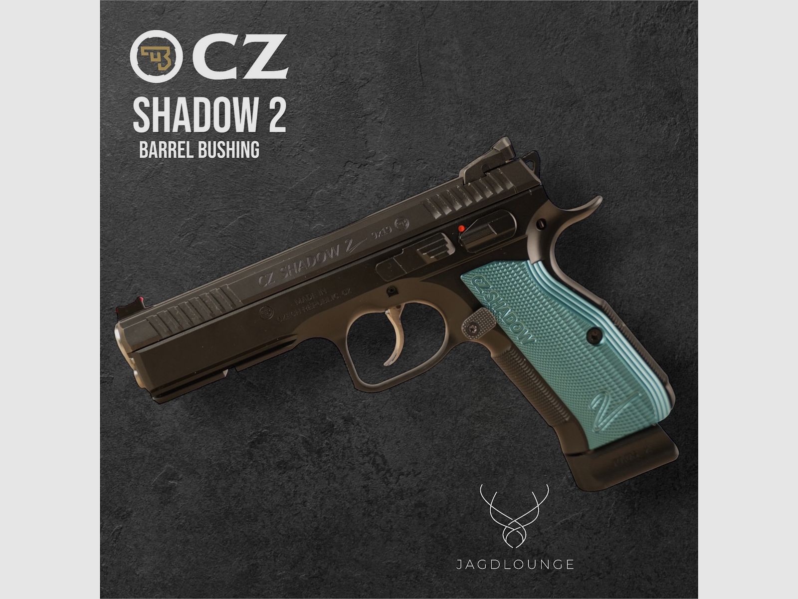 <CZ Shadow 2 z czarnym pierścieniem lufy>