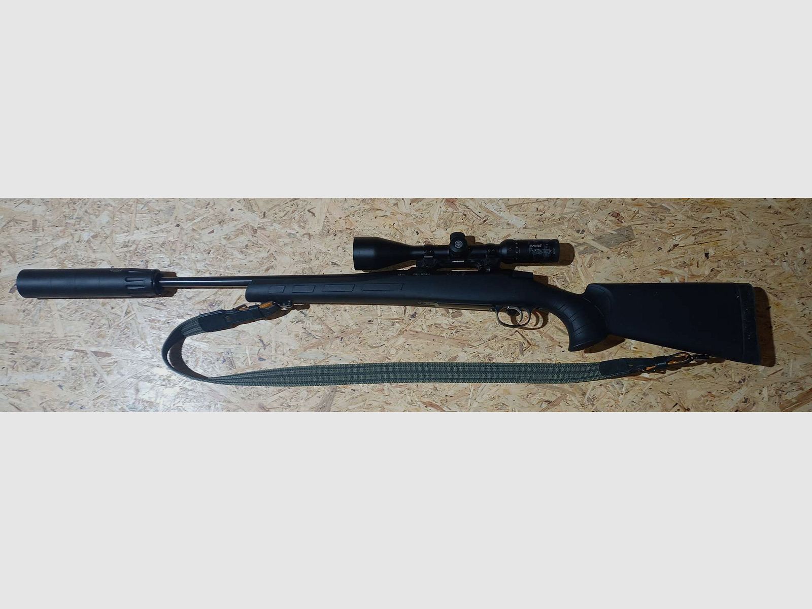Repeater rifle Brünner Cz 557, cal. 308 Win. with accessories