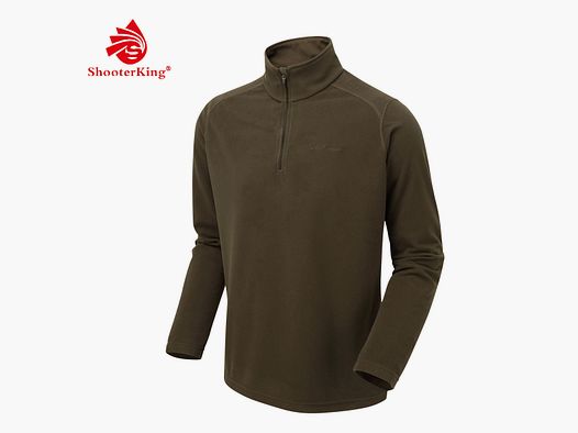 Pull-over en polaire Woden SHOOTERKING Olive