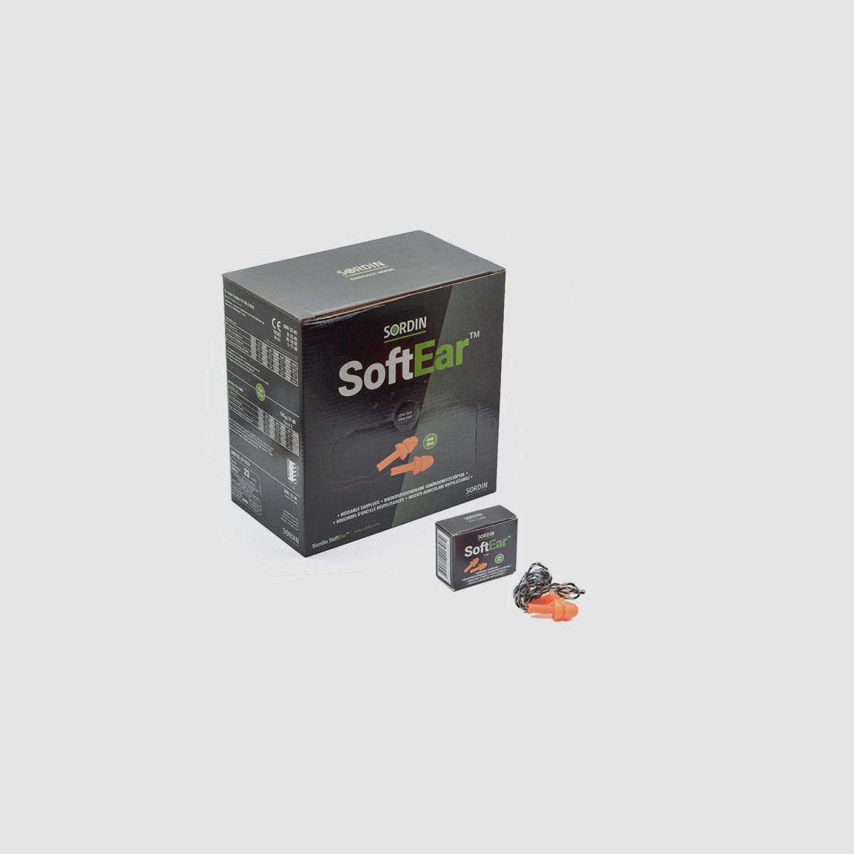 Sordin SoftEar Reusable Corded (S-M-L) - 50pcs-Pack, image 1 of 6