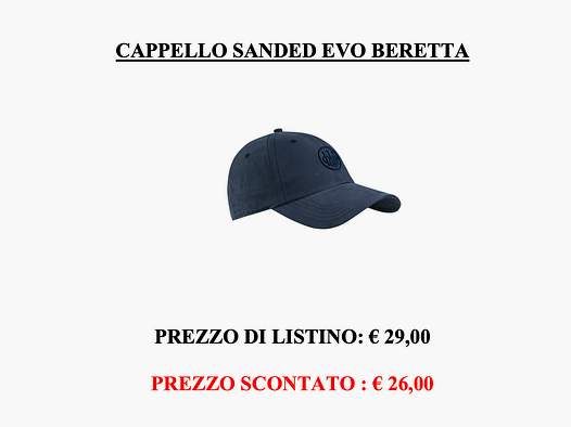 Beretta – Hoed Sanded evo blauw