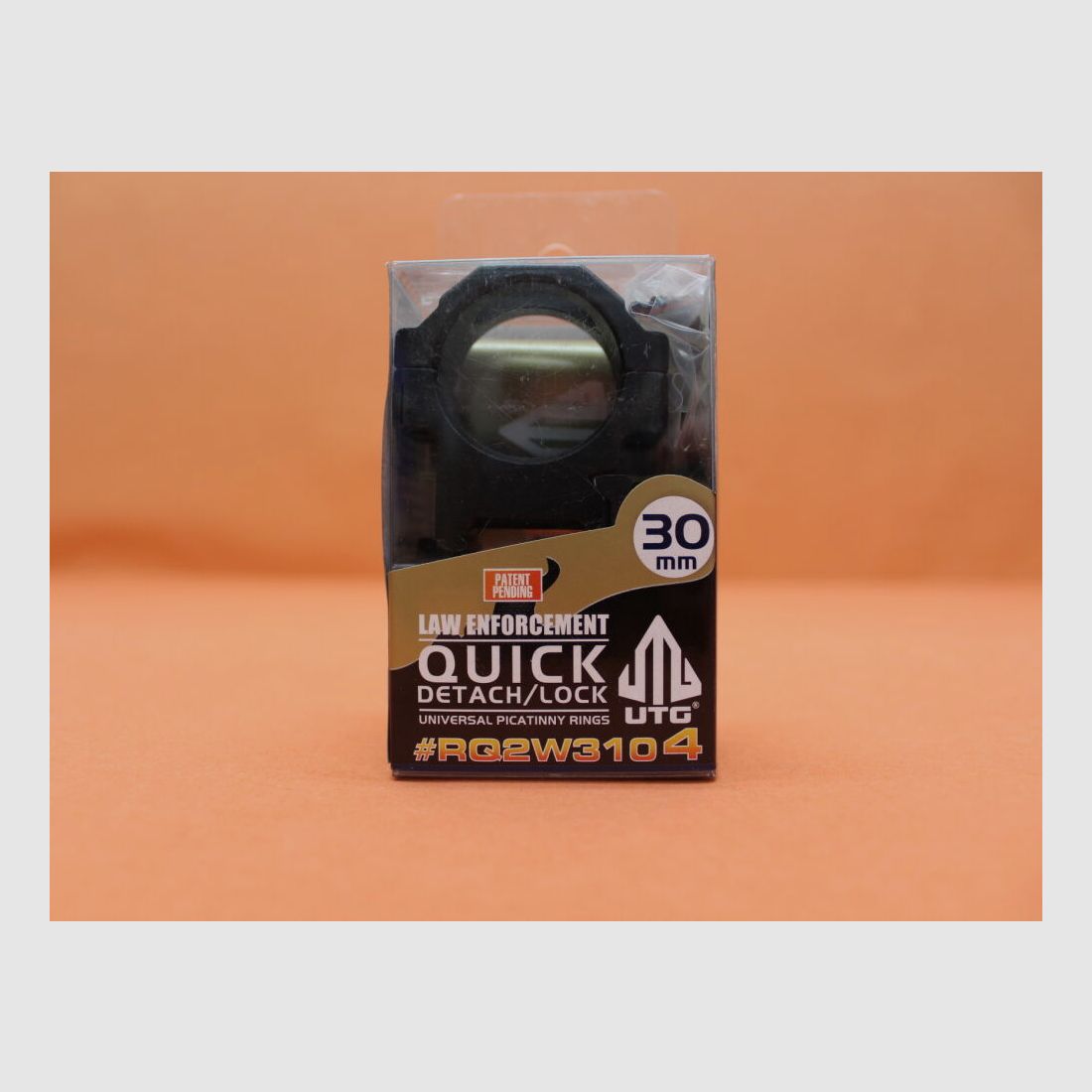 UTG - Leapers UTG QD Montageringe 30mm Low (RQ2W3104) Law Enforcement Quick Detach/Lock f.Picatinnyprofil BH=10mm