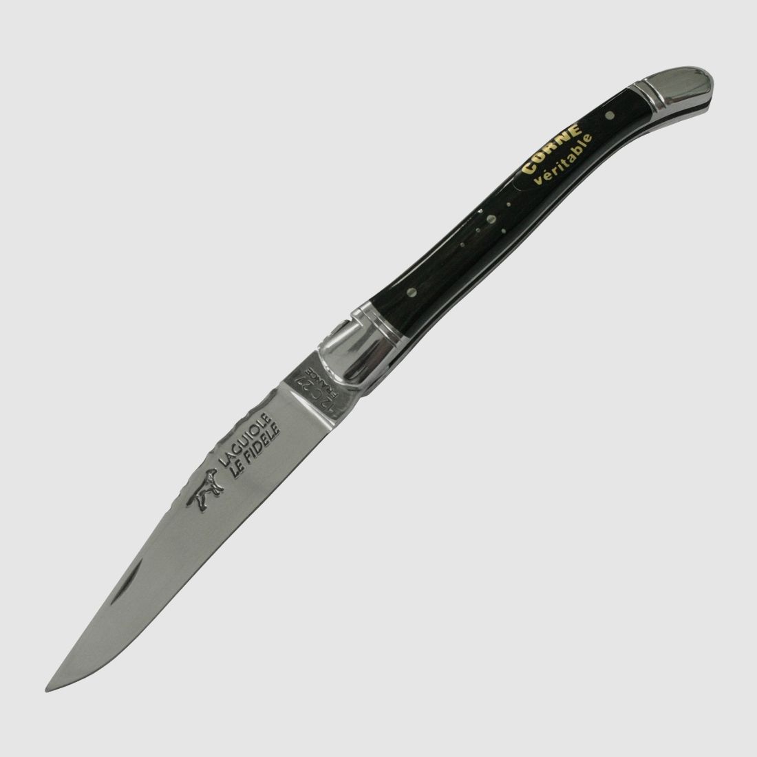 Taschenmesser Laguiole Büffelhorn Klinge 90 mm §42a konform legal