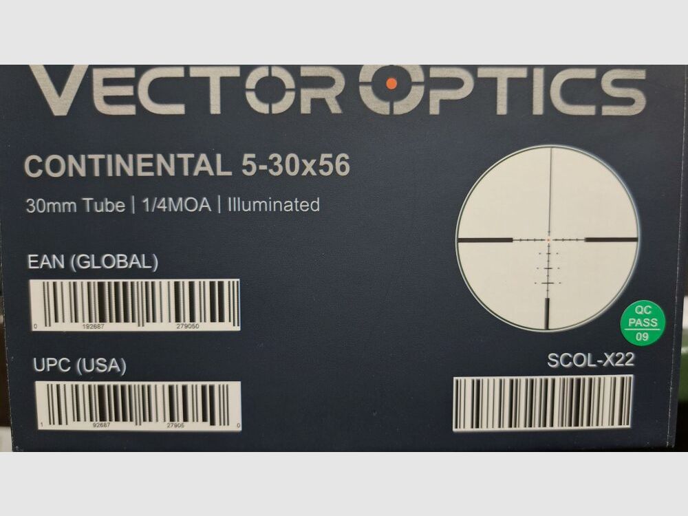 KRICO hunting match LEFT including VECTOROPTICS Continental 5-30x56, including 350 rounds of RWS hunting match ammunition