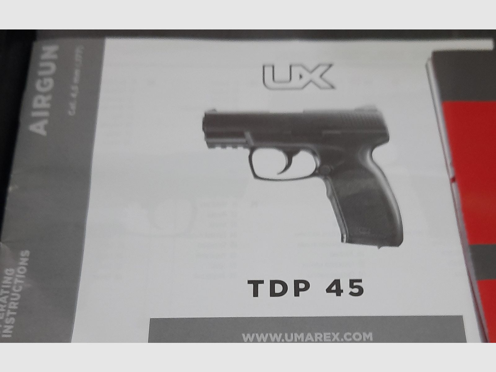 UX CO² Pistole Tactical Defence 45 TPD