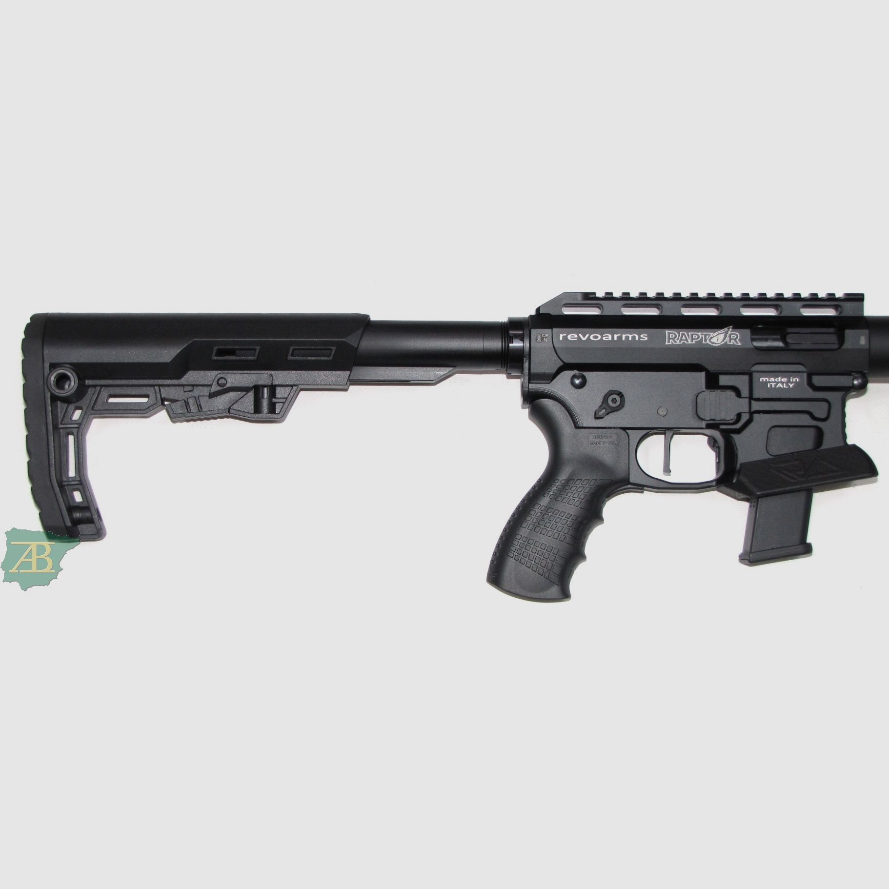 Selbstladebüchse REVO ARMS AR9 BLACK / RED RAPTOR 12,5″ 9 MM PB, Bild 3 von 7