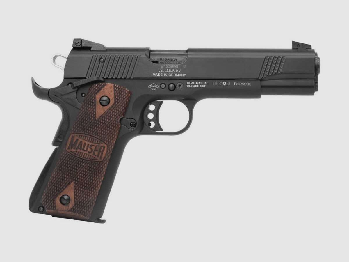 Mauser 1911 22 LR semi-automatisch pistool zwart - Mauser 1911 kal.22, afbeelding 1 van 4