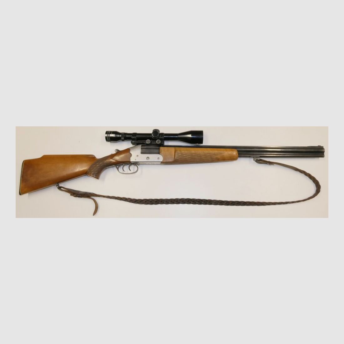 Heym Gebrauchtwaffe Bockbüchsflinte Heym Mod22 SE im Kal.7x57R u. 16/70 Inkl. ZF Zielfernrohr Tasco Optic