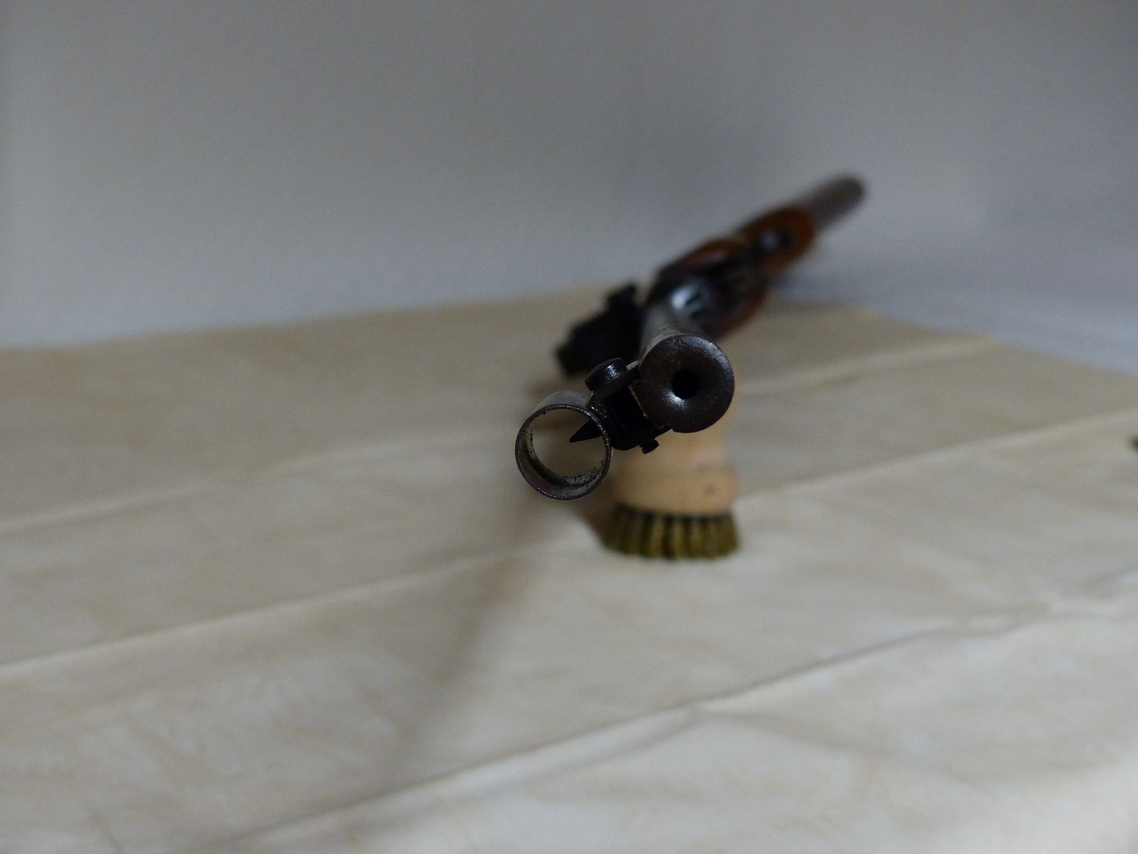 Carabina de aire comprimido Diana Mod. 27 oh. F, con mira telescópica Stable 2,2x retículo cruzado 1970 vintage