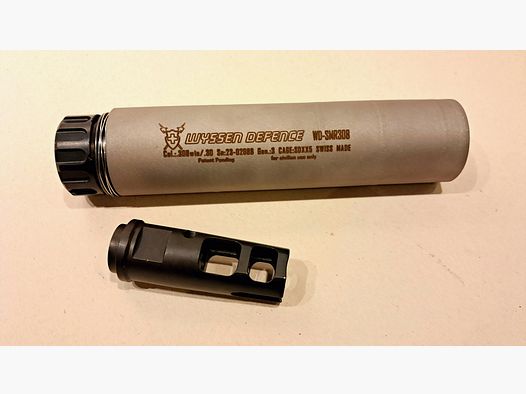 WYSSEN DEFENCE WD-SMR308 + Mündungsbremse 5/8×24