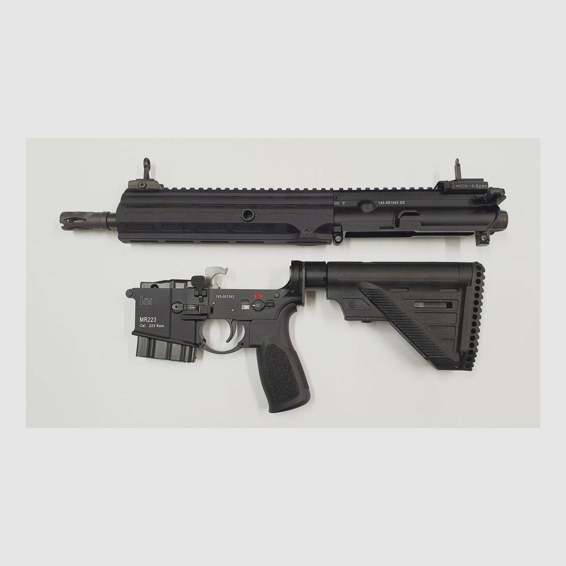 Heckler & Koch Heckler & Koch MR223 A3 Slimline 11" SPORT Special Edition, Zwart .223Rem Zwart BKA-Bescheid
