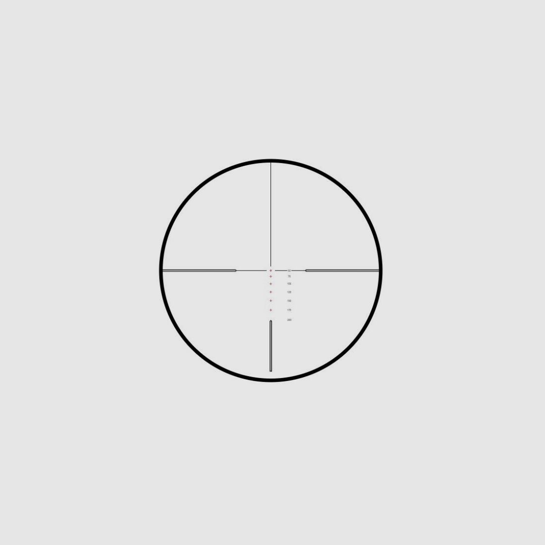 HAWKE Optics Zielfernrohr mit Leuchtabsehen 4-12x50 IR Vantage (26mm) Abs. Rimfire