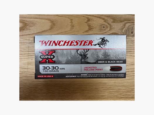 Winchester 30-30 win JHP 150 grs (x20)