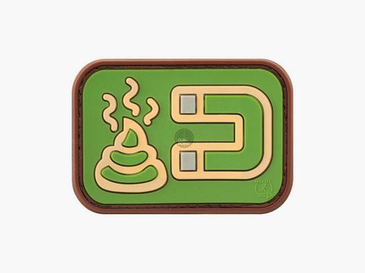 JTG Shit Magnet Rubber Patch-Grn
