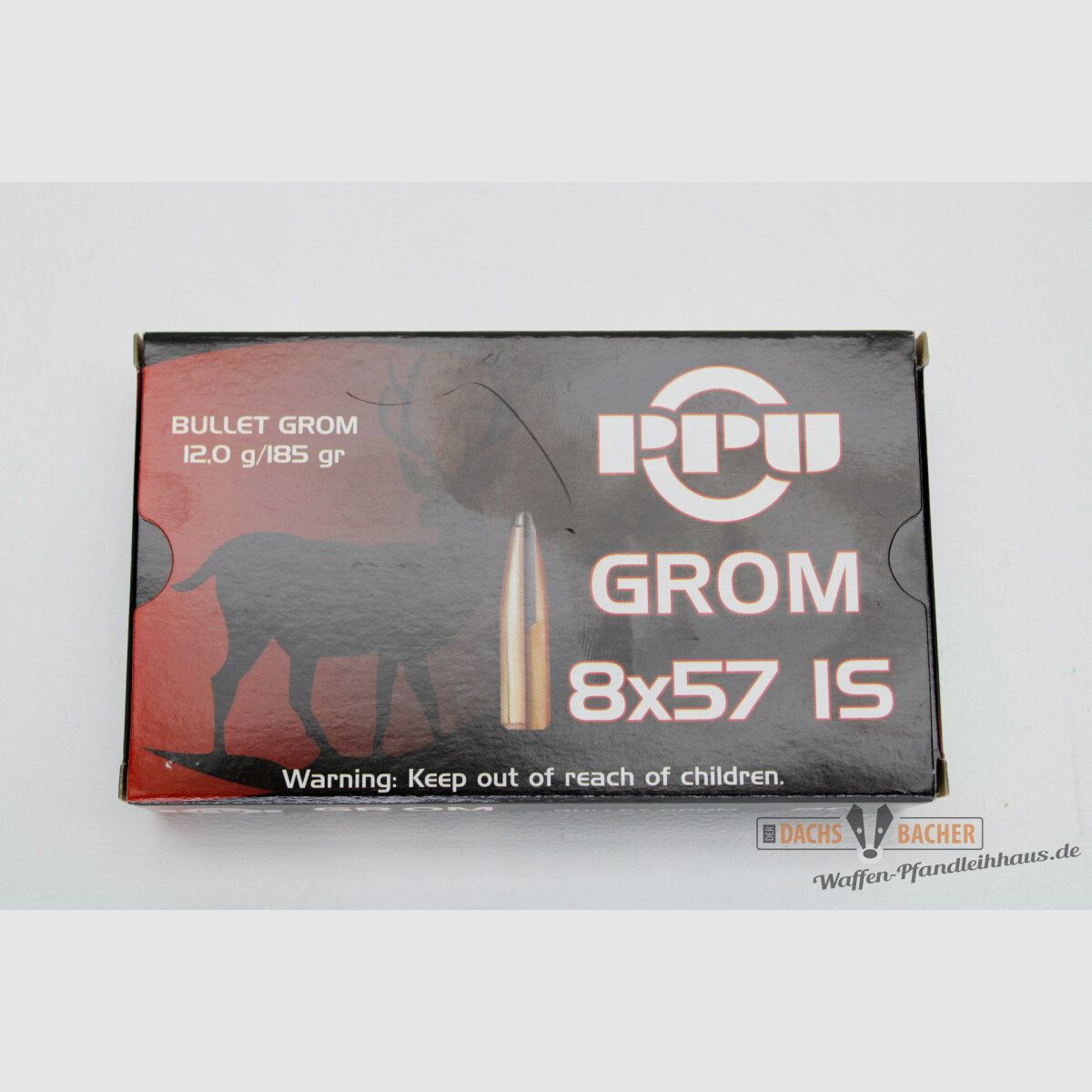 PPU Privi Partizan 8x57 JS 12,0g/185gr GROM 20 Schuß