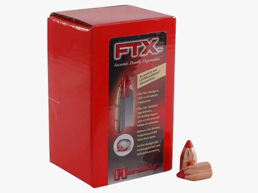 Balle Hornady .45/.452 (.450 Bushmaster) FTX 250GR 50 pièces