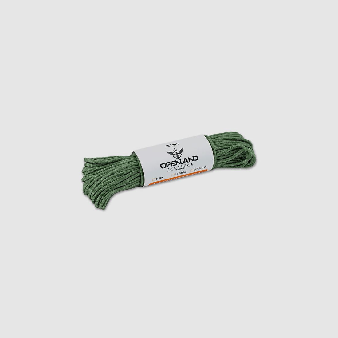 OPENLAND TACTICAL NERG – PARACORD 550 30 METRES 4MM NYLON, image 2 sur 3
