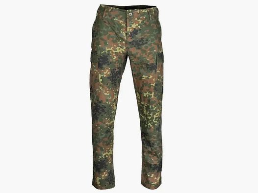 Mil-Tec Pantalones de Campo US BDU R/S Slim Fit - Flecktarn / S Hombres