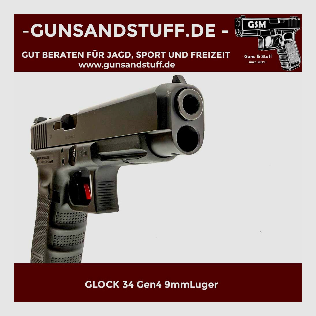 GLOCK 34 Gen4 9mmLuger incl. Timney Match Trigger en Glock Jet Funnel