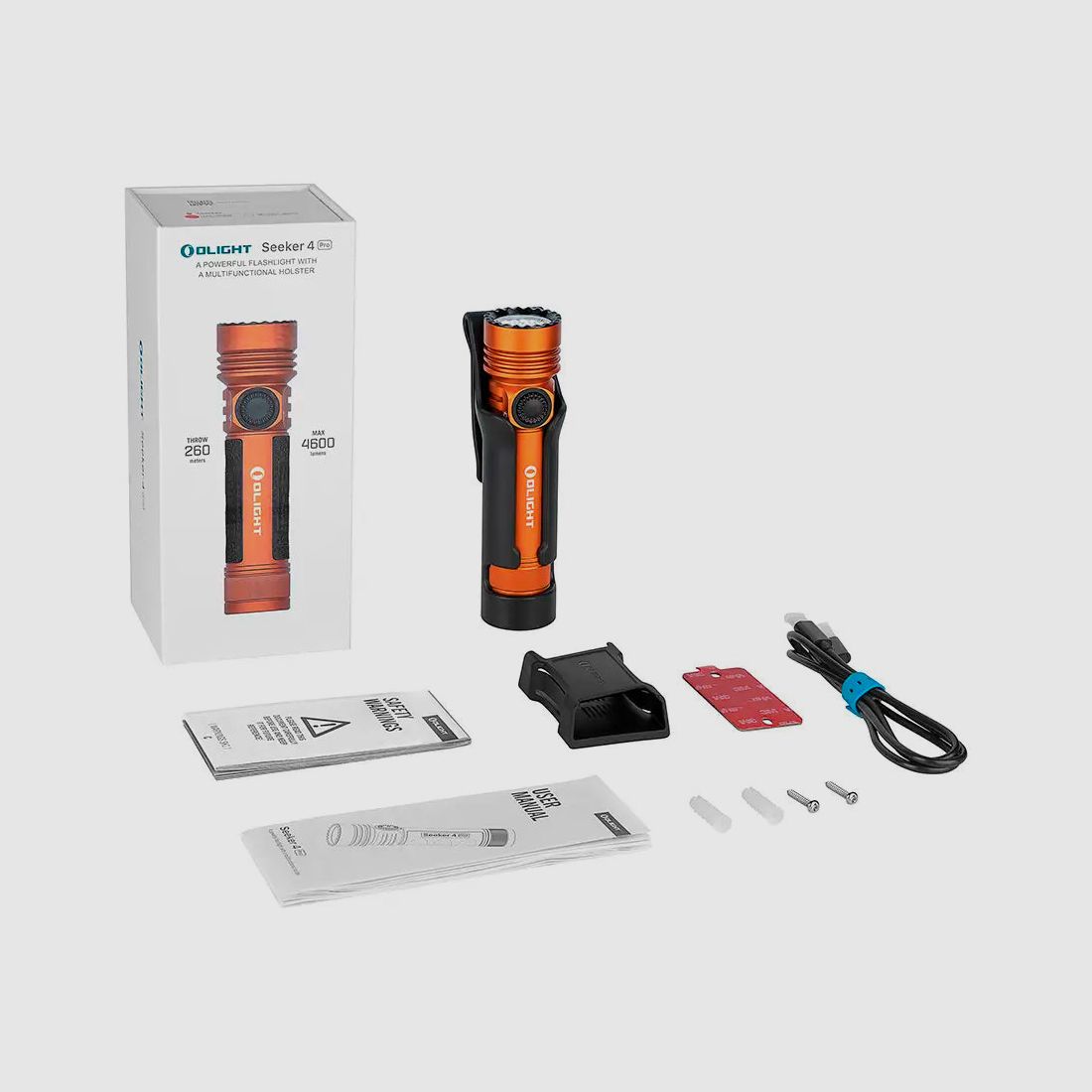 Handlampe LED Olight Seeker 4 Pro 4.600 Lumen, Bild 13 von 16