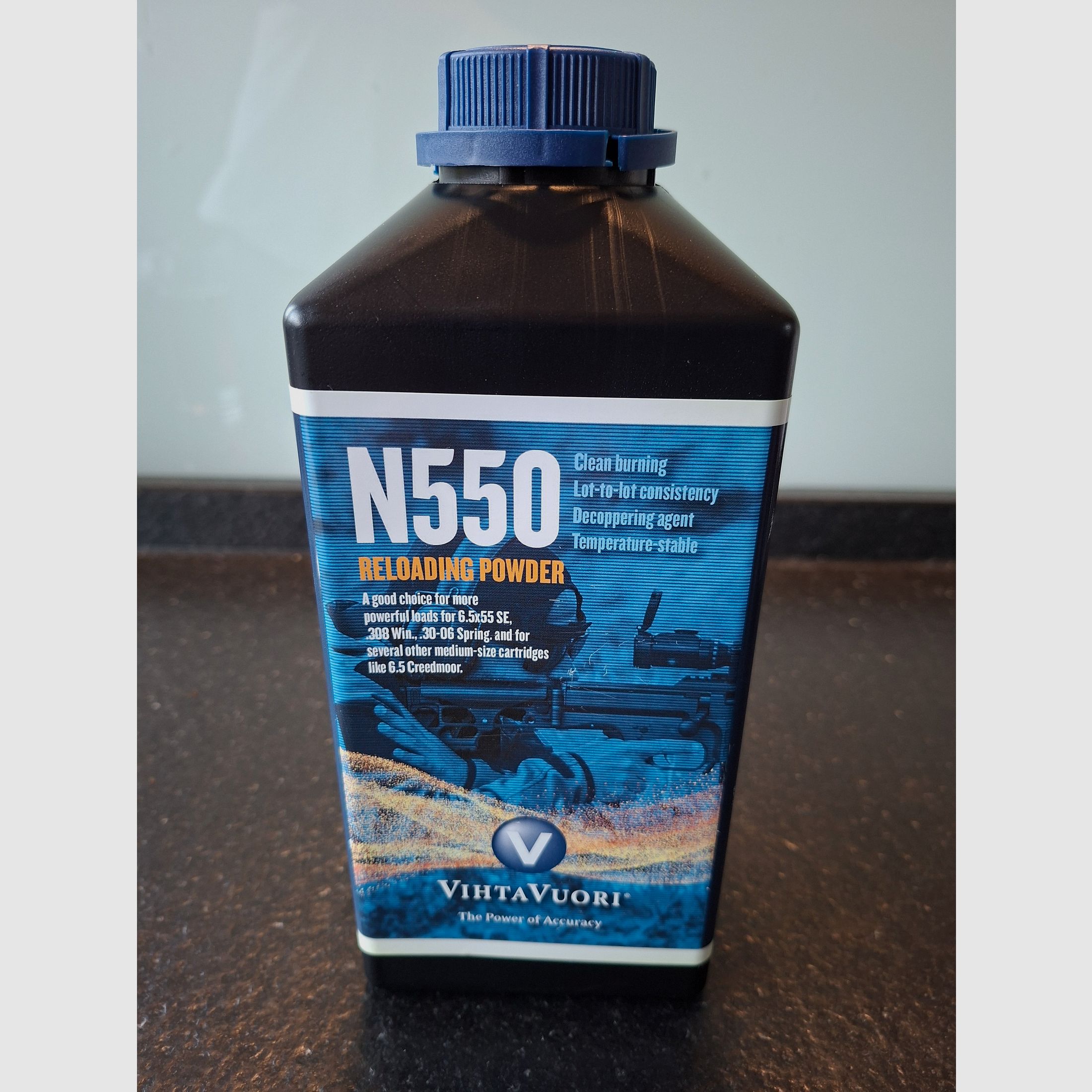 Vihtavuori N550 poudre à chargement de propulsion 600 gr.