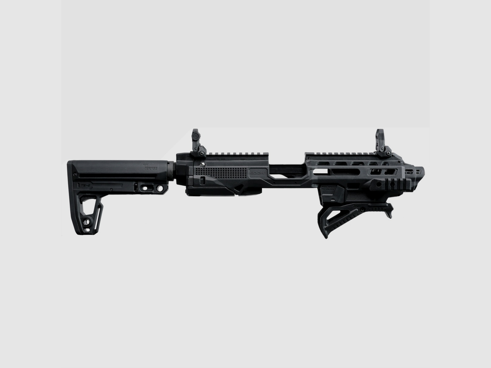 Kit de conversion de crosse IMI Defense Kidon K1 pour Glock - Noir