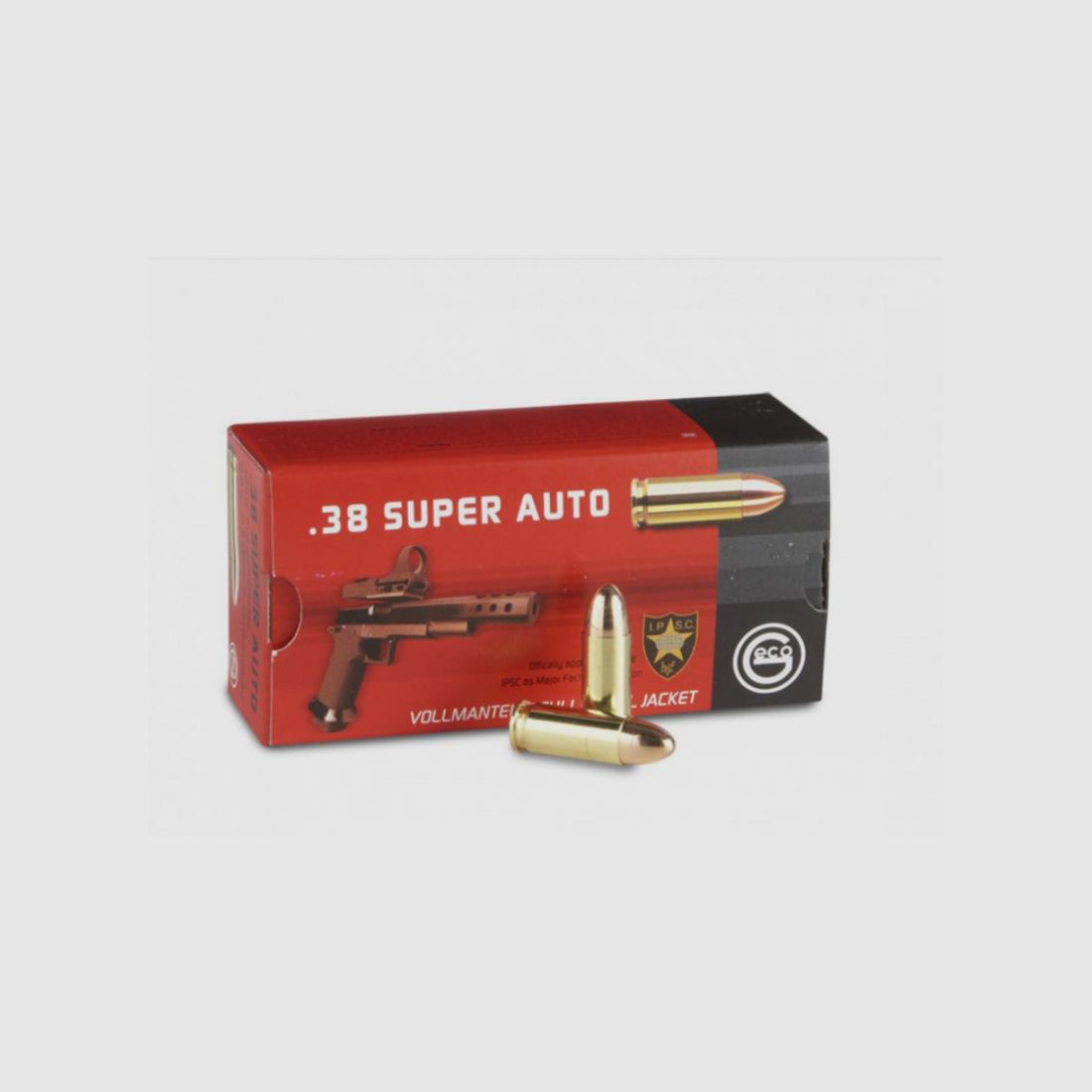 Geco 38 Super Auto 124 gr FMJ 50 pièces