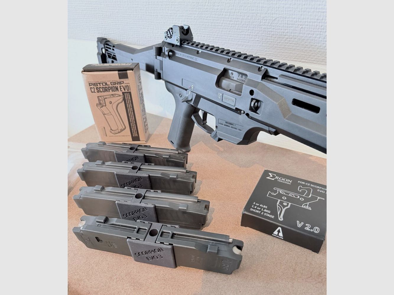 CZ Uhersky Brod EVO3 S1 Carbine Competition Ready, 8 Magazine, Ascalon Trigger
