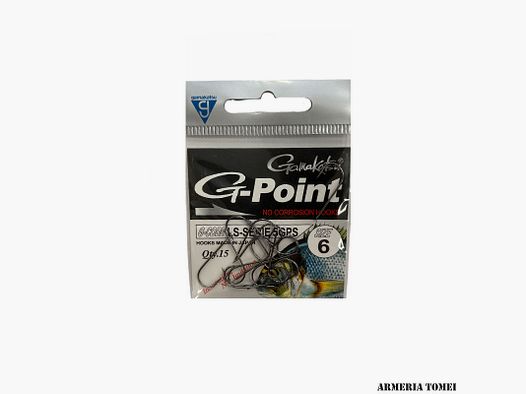 GAMAKATSU – G-POINT LS-SERIES 5GPS SIZE #6 15PCS