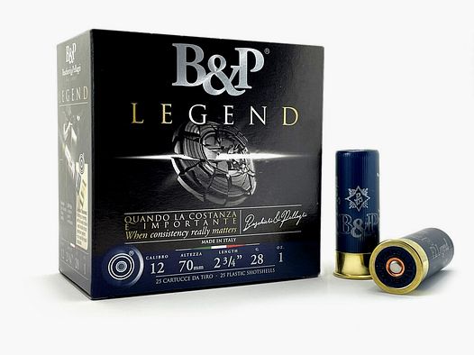 Patronen BASCHIERI & PELLAGRI (B&P) F2 LEGEND 12 24G 7,5