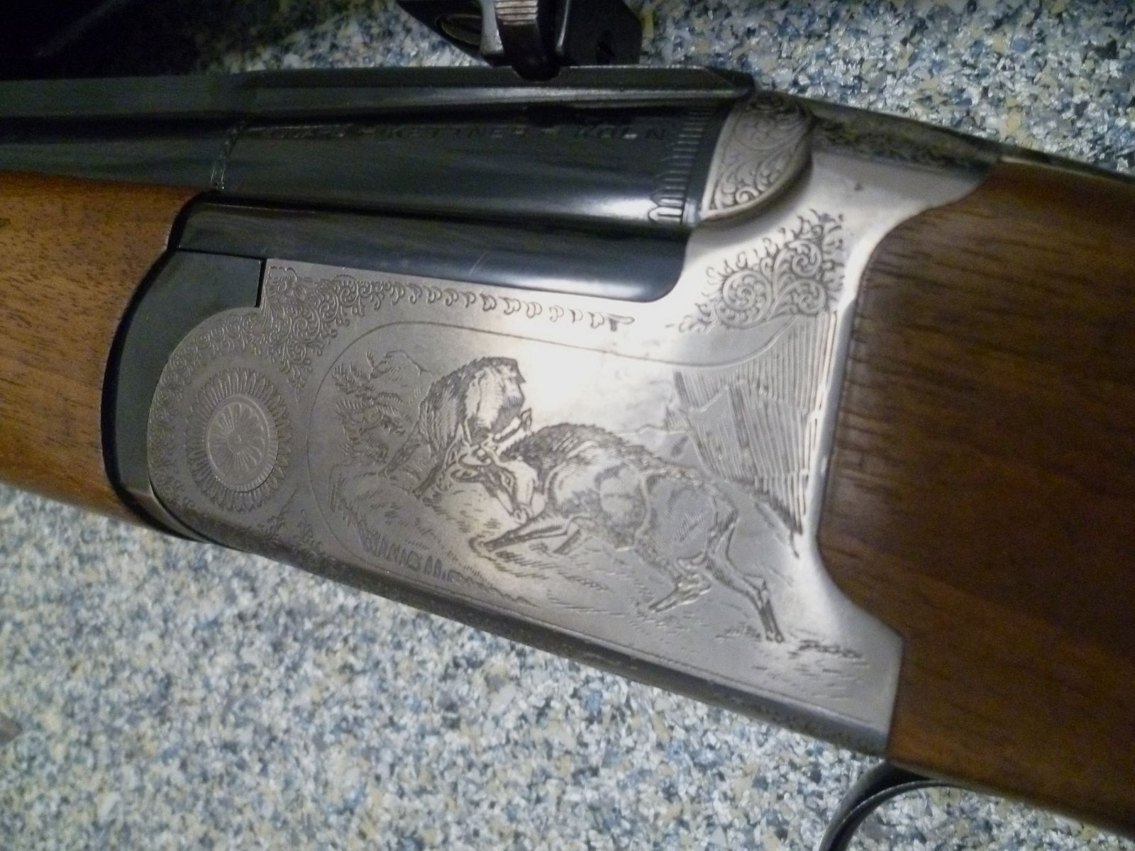 Break-action rifle Kettner Model 2000 12/70 & 7x65R