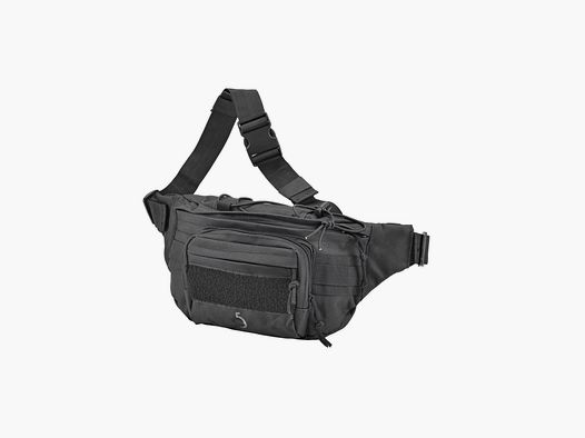 BANANE OUTAC TACTICAL GÜRTELTASCHE SCHWARZ MIT INTERNEM PISTOLENHALTER – MOLLE-KOMPATIBEL