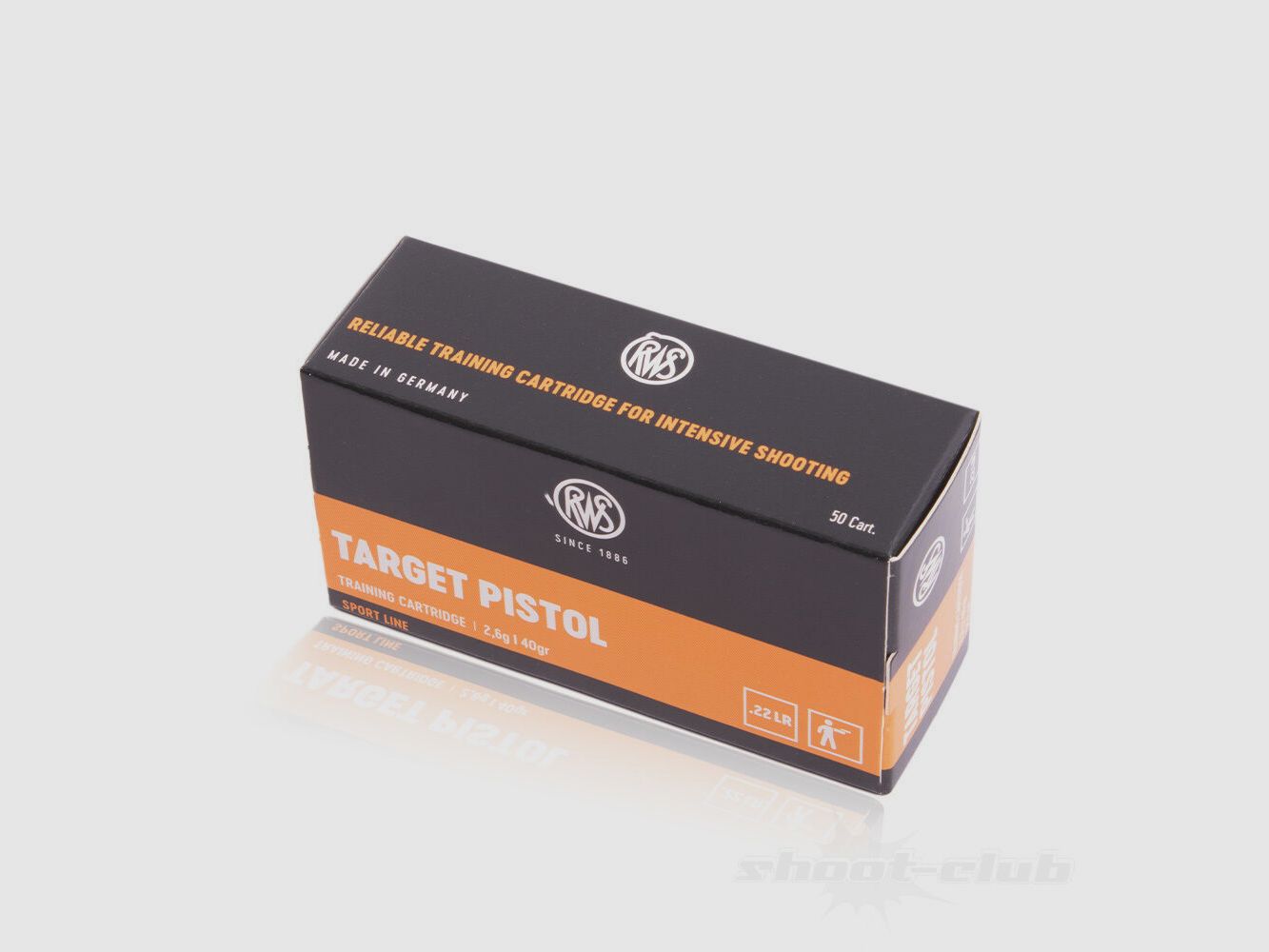 RWS Target Pistol LRN 40grs 50St .22lr