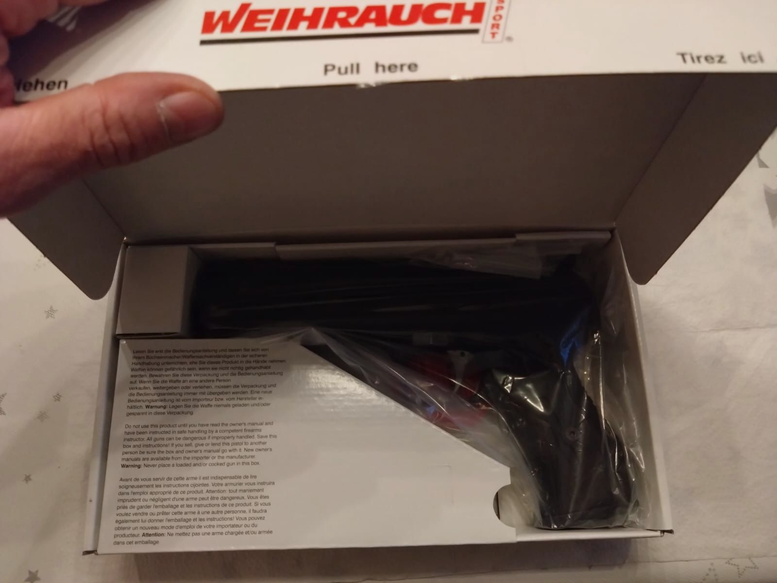 HW40 4,5mm neuwertig mit Wechsellauf 5,5mm jungfräulich