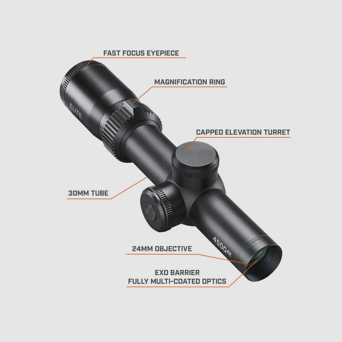 Bushnell Zielfernrohr Elite 4500 1-4x24 Multi-X Absehen 30mm