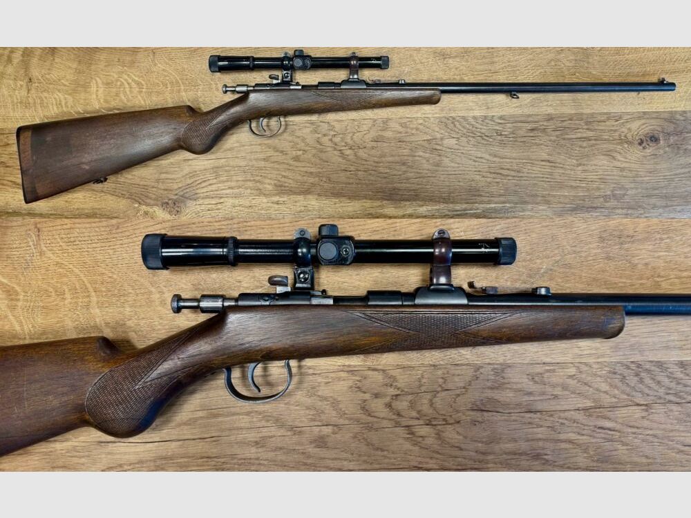 Anschütz .22 LR con telescopio