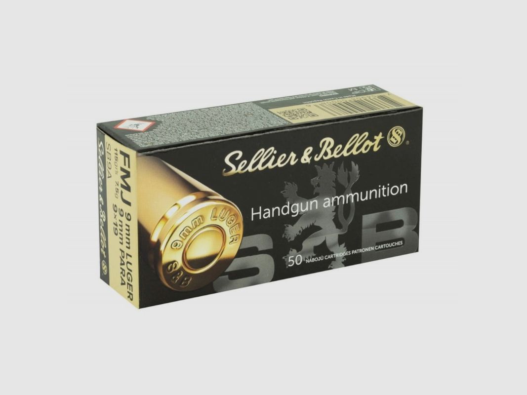 Sellier & Bellot 9mm kurz 92 gr, Bild 2 von 2