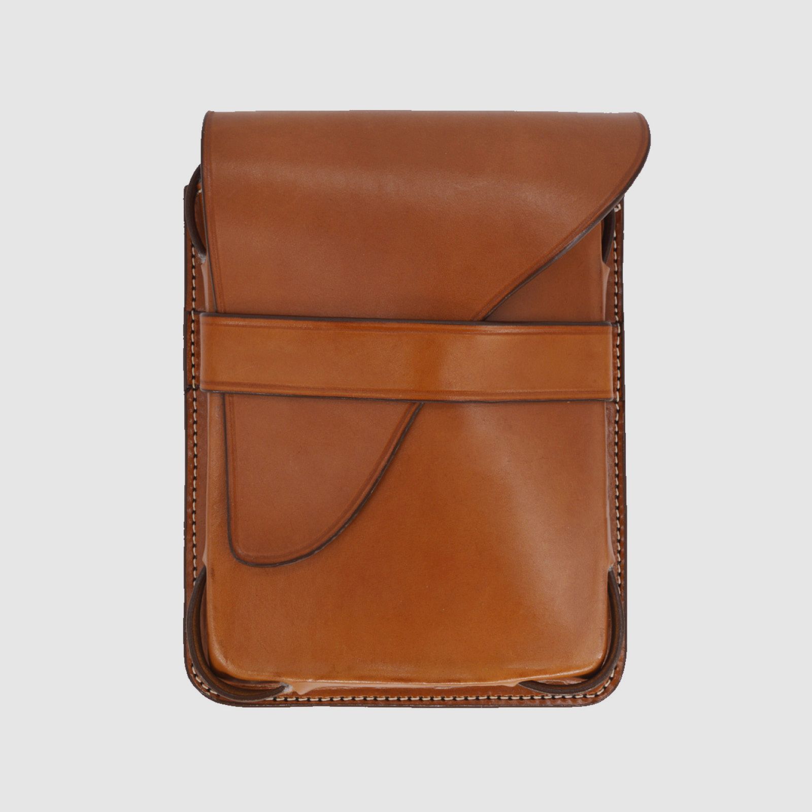 Tablettasche m/Trageriemen braun