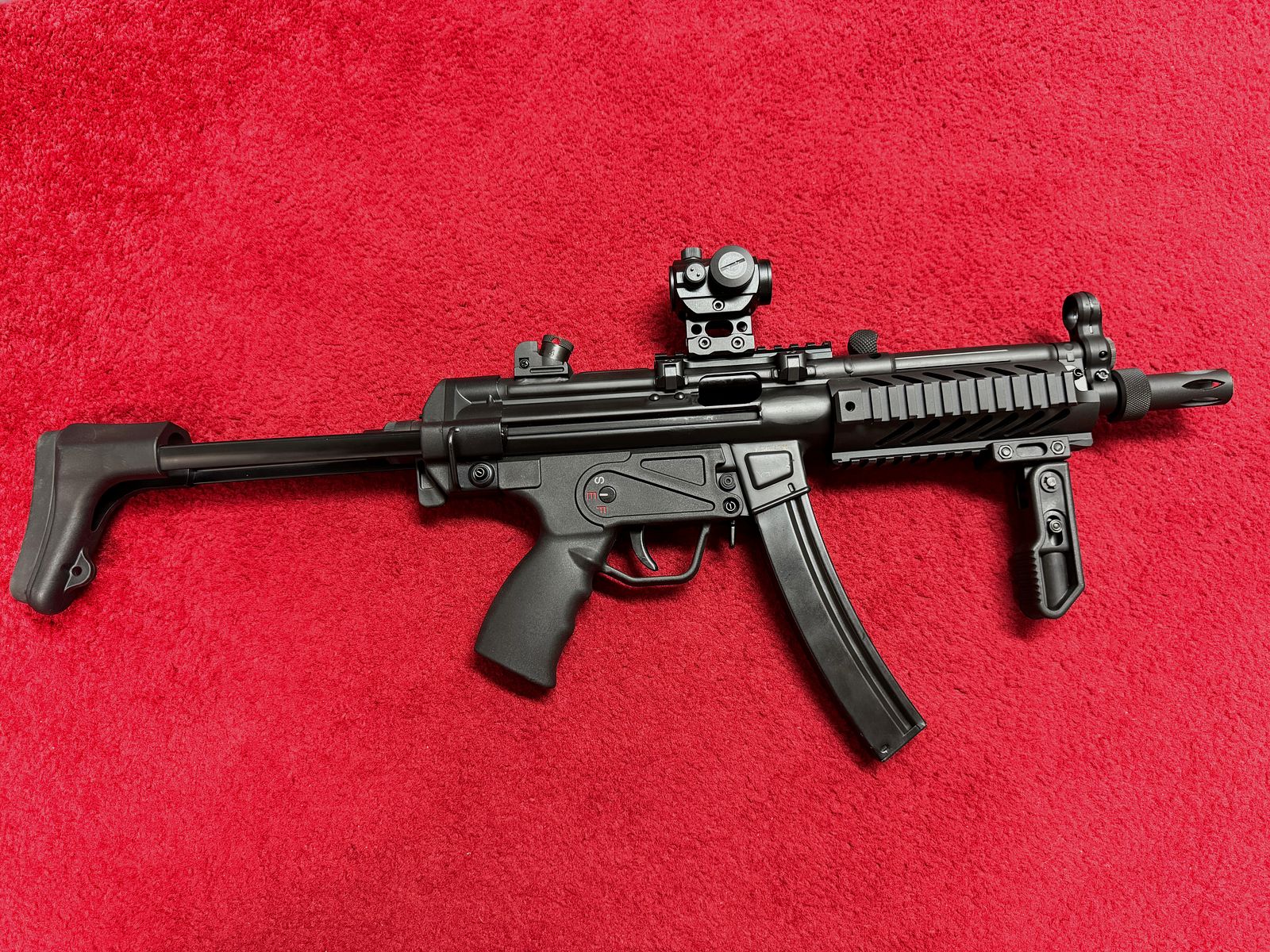 SRC SR5A3 TAC MP5 A3 Full Metal Co2 Blow Back GBB 6mm Airsoft