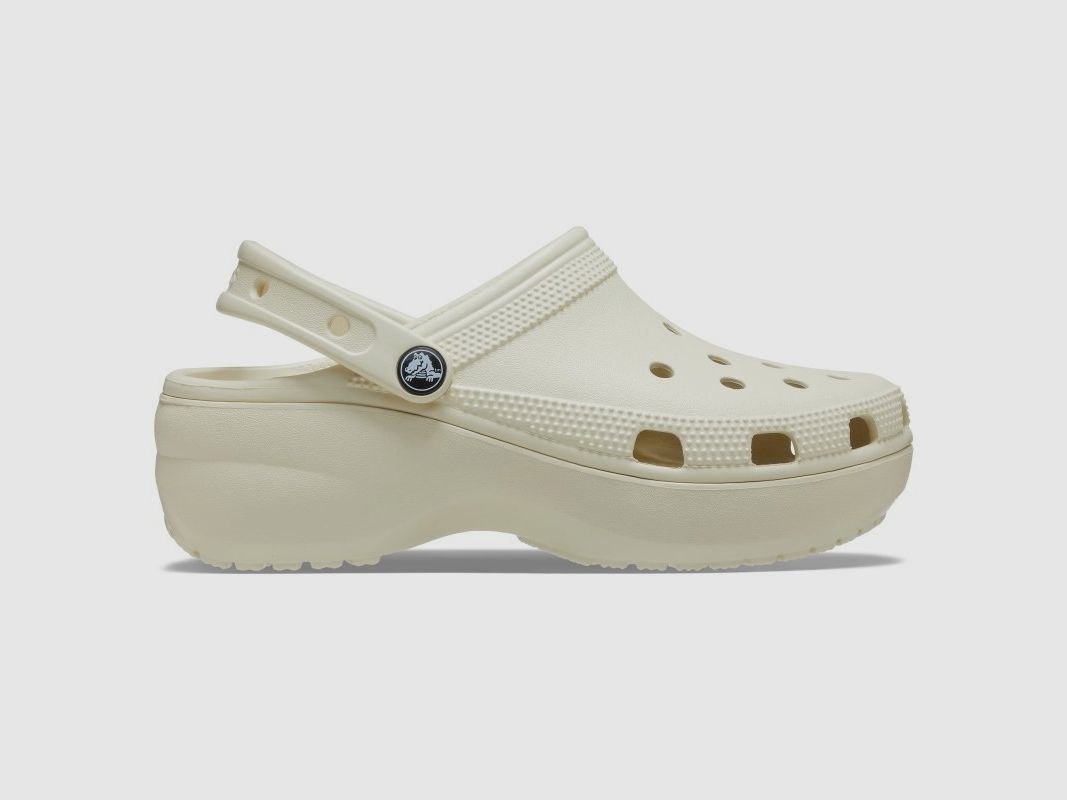 Crocs Damen Clog Classic Platform Bone W11/42-43