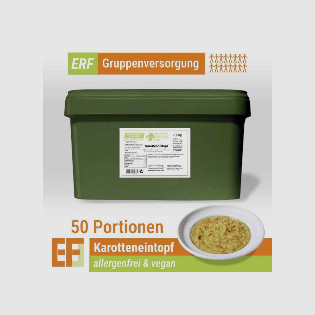 EF Emergency Food ERF One-Pots 2 x 25 Portions, image 2 of 5
