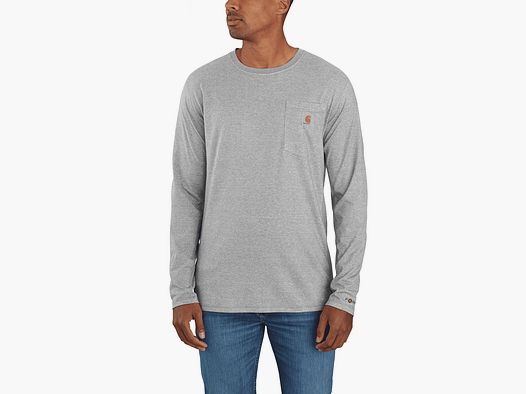 Carhartt Carhartt Force™ Relaxed L/S T-Shirt Men Heather Gray XL