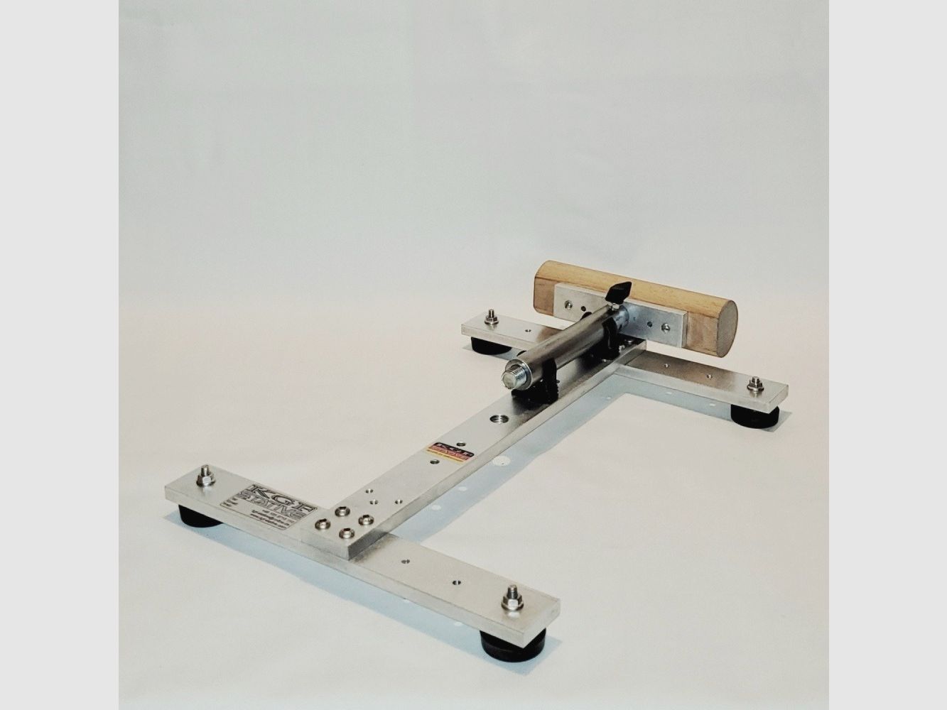 KGF-Auflagestativ - Auflageständer Alu HT-1000-Basic18 mit Buchenholz-Auflage 5x18cm, klappbar