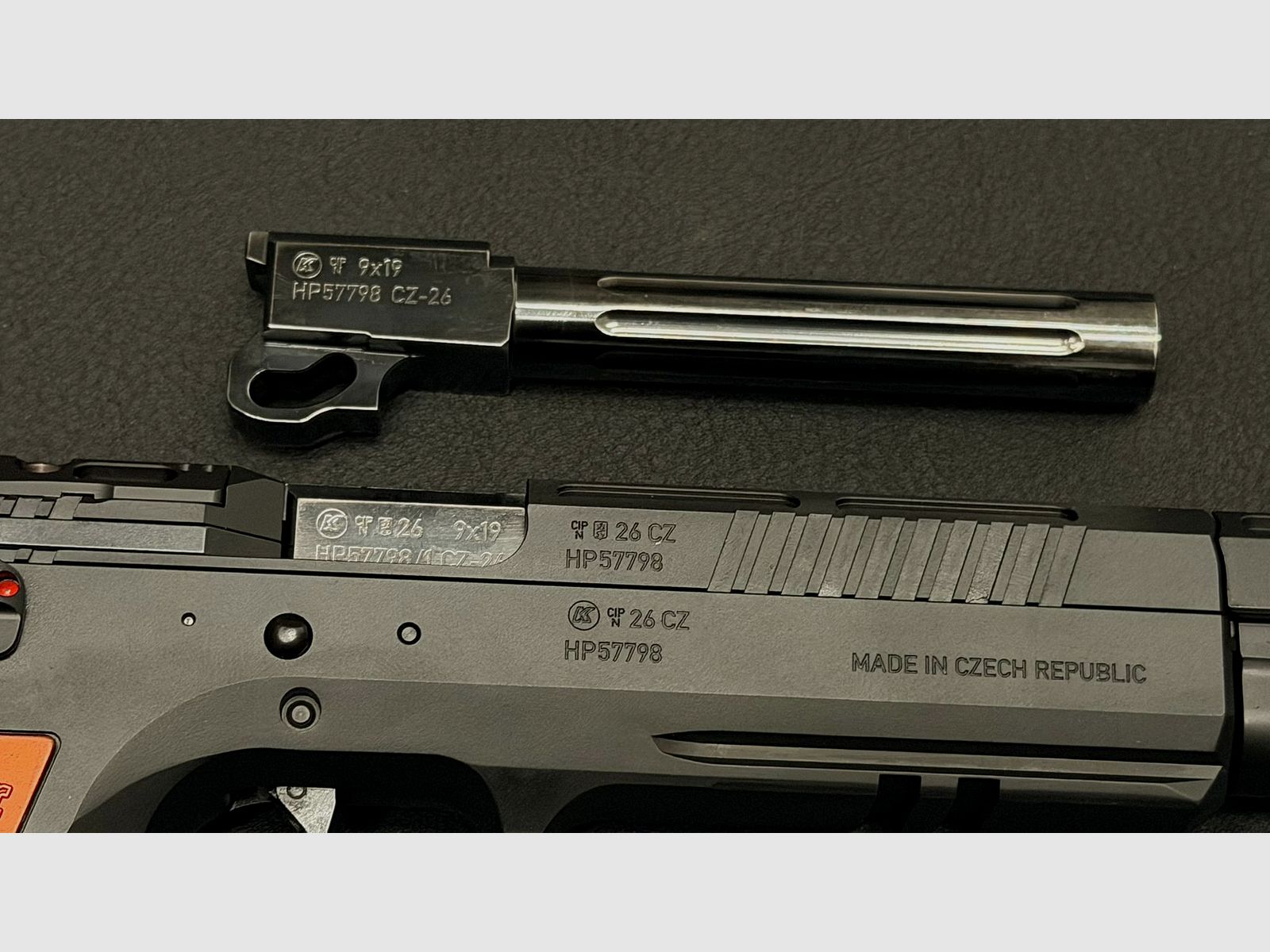 KMR W-02 Spectra OR 9mmLuger SA/DA | 5" pulgadas incluido 6" cañón intercambiable | IPSC | DSB | conjunto combinado, imagen 8 de 12